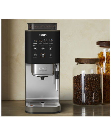Krups Coffee Crush Experience Coffee maker SA403BE0, Black/Silver | Krups