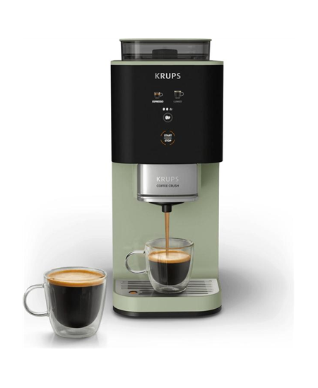 Krups Coffee Crush Coffee maker SA401LE0, Black/Green | Krups