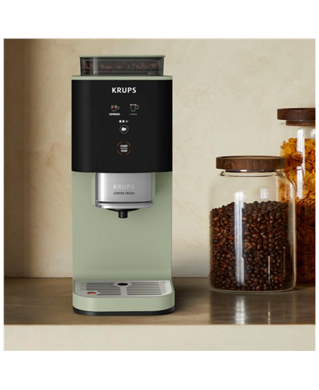 Krups Coffee Crush Coffee maker SA401LE0, Black/Green | Krups