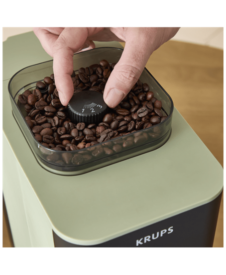 Krups Coffee Crush Coffee maker SA401LE0, Black/Green | Krups
