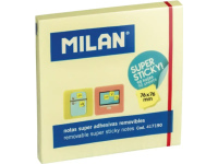 Lipnūs lapeliai MILAN, 76x76 mm, 90 lapelių, geltoni