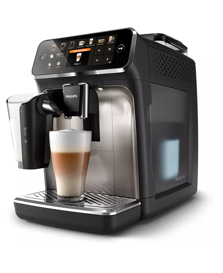 Philips | Series 5400 Coffee Maker | EP5447/90 | Pump pressure 15 bar | Built-in milk frother | Fully Automatic | 1500 W | Black