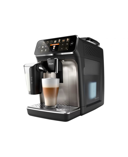 Philips | Series 5400 Coffee Maker | EP5447/90 | Pump pressure 15 bar | Built-in milk frother | Fully Automatic | 1500 W | Black