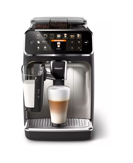 Philips | Series 5400 Coffee Maker | EP5447/90 | Pump pressure 15 bar | Built-in milk frother | Fully Automatic | 1500 W | Black