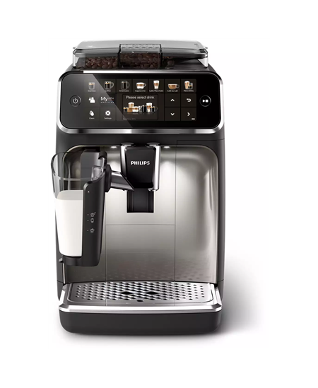 Philips | Series 5400 Coffee Maker | EP5447/90 | Pump pressure 15 bar | Built-in milk frother | Fully Automatic | 1500 W | Black