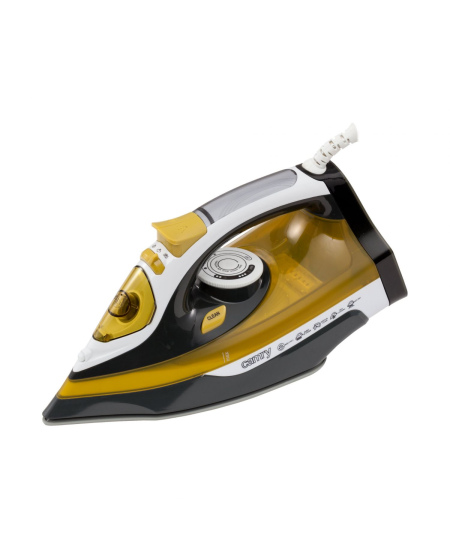 Camry | Iron | CR 5029 | Steam Iron | 2400 W | Continuous steam 40 g/min | Steam boost performance 70 g/min | White/Black/Gold
