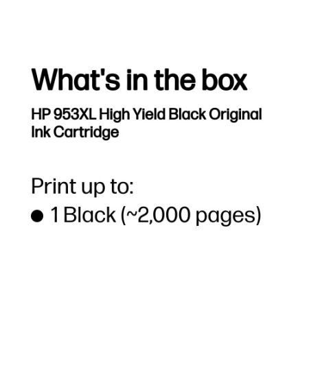 HP 953XL (L0S70AE) Rašalinė kasetė, Juoda