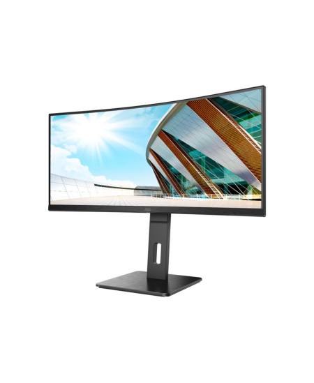 AOC | Curved Monitor | CU34P2A | 34 " | VA | 21:9 | 100 Hz | 1 ms | 3440 × 1440 | 300 cd/m² | Headphone out (3.5mm) | HDM