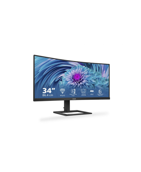 Philips | UltraWide LCD Monitor | 346E2CUAE | 34  " | VA | WQHD | 21:9 | 100 Hz | 4 ms | 3440 x 1440 | 300 cd/m² | HDMI po
