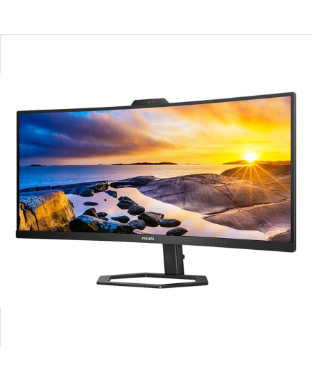 Philips | Monitor with Windows Hello Webcam | 34E1C5600HE/00 | 34 " | VA | 21:9 | 100 Hz | 4 ms | 3440 x 1440 pixels | 300 