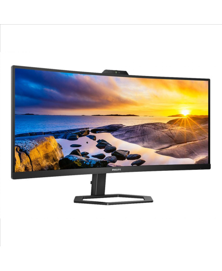 Philips | Monitor with Windows Hello Webcam | 34E1C5600HE/00 | 34 " | VA | 21:9 | 100 Hz | 4 ms | 3440 x 1440 pixels | 300 
