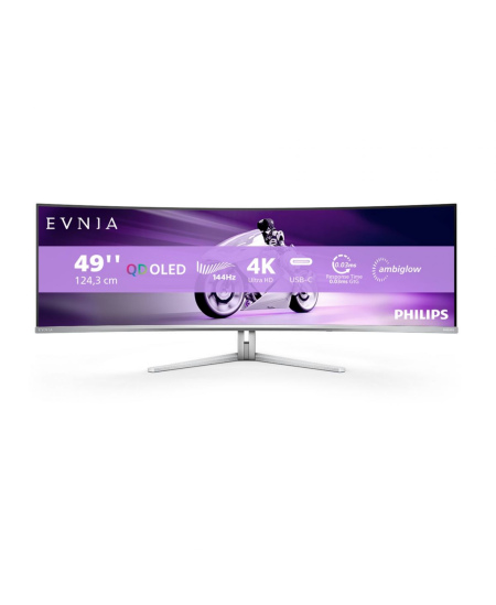 Philips | 49M2C8900L/00 | 49 " | OLED | 32:9 | 144 Hz | 0.03 ms | 5120 x 1440 pixels | HDMI ports quantity 2 | Warranty 24 