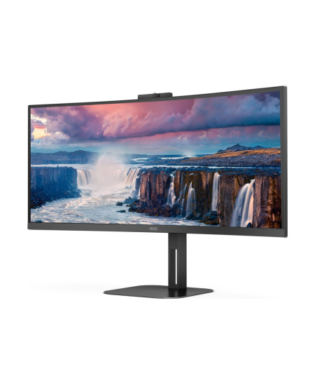 AOC | CU34V5CW/BK | 34 " | VA | 21:9 | 100 Hz | 4 ms | 3440 x 1440 pixels | HDMI ports quantity 1