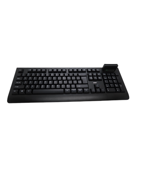 Acer AKW320 | Keyboard | Wired | US | Smart Card Reader | Black | Retil pack