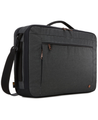 Case Logic | Era Hybrid Briefcase | Fits up to size 15.6 " | Messenger - Briefcase/Backpack | Shoulder strap | Obsidian