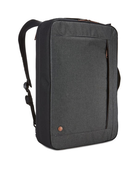 Case Logic | Era Hybrid Briefcase | Fits up to size 15.6 " | Messenger - Briefcase/Backpack | Shoulder strap | Obsidian