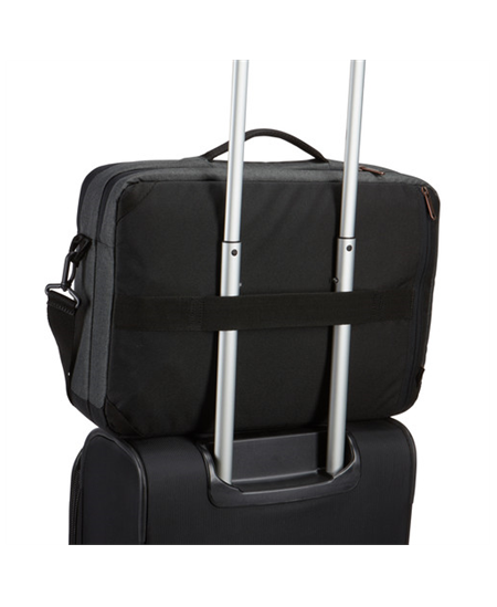 Case Logic | Era Hybrid Briefcase | Fits up to size 15.6 " | Messenger - Briefcase/Backpack | Shoulder strap | Obsidian