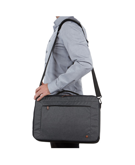 Case Logic | Era Hybrid Briefcase | Fits up to size 15.6 " | Messenger - Briefcase/Backpack | Shoulder strap | Obsidian