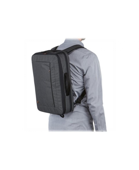 Case Logic | Era Hybrid Briefcase | Fits up to size 15.6 " | Messenger - Briefcase/Backpack | Shoulder strap | Obsidian