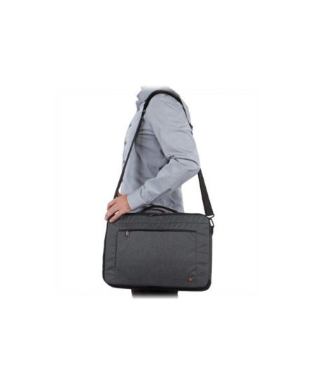 Case Logic | Era Hybrid Briefcase | Fits up to size 15.6 " | Messenger - Briefcase/Backpack | Shoulder strap | Obsidian