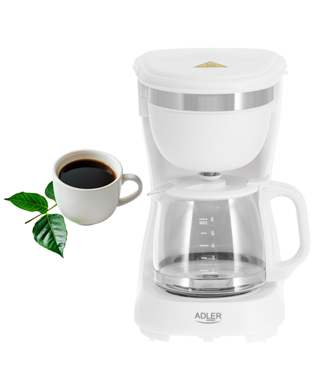Adler Coffee Maker | AD 4381w | Drip | 600 W | White