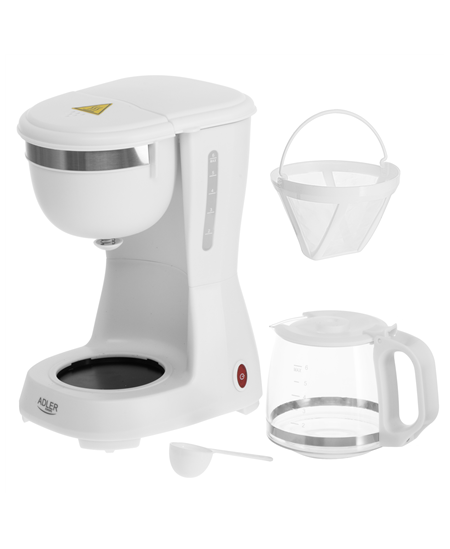 Adler Coffee Maker | AD 4381w | Drip | 600 W | White