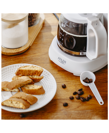 Adler Coffee Maker | AD 4381w | Drip | 600 W | White