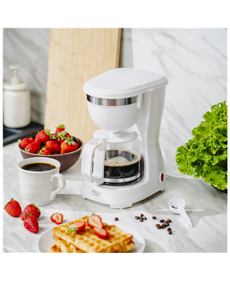 Adler Coffee Maker | AD 4381w | Drip | 600 W | White