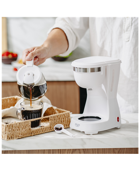 Adler Coffee Maker | AD 4381w | Drip | 600 W | White