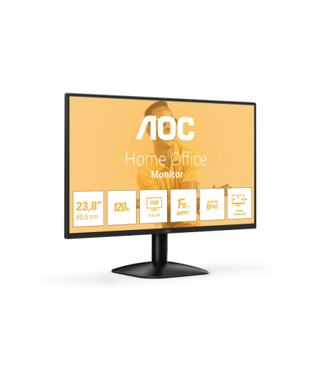 AOC | 24B31H | 24 " | IPS | FHD | 16:9 | 120 Hz | 1 ms | 1920 x 1080 pixels | 300 cd/m² | HDMI ports quantity 1 | Black