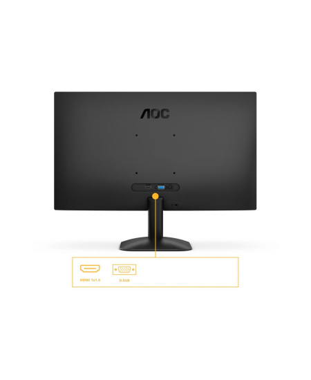 AOC | 24B31H | 24 " | IPS | FHD | 16:9 | 120 Hz | 1 ms | 1920 x 1080 pixels | 300 cd/m² | HDMI ports quantity 1 | Black