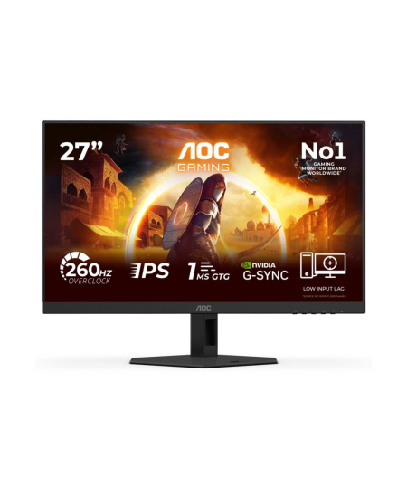 AOC 27G4ZRE | 27 " | Fast IPS | FHD | 16:9 | 260 Hz | 1 ms | 1920 x 1080 pixels | 300 cd/m² | HDMI ports quantity 2 | Blac