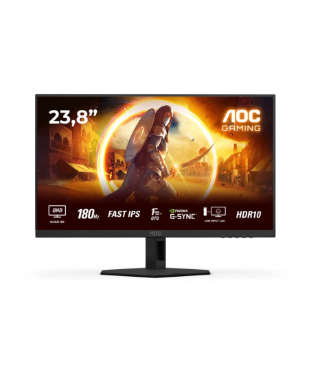 AOC AGON Q24G4RE | 24 " | Fast IPS | QHD | 16:9 | 180 Hz | 1 ms | 2560 x 1440 pixels | 300 cd/m² | HDMI ports quantity 1 |