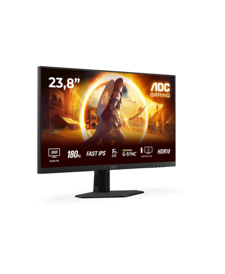 AOC AGON Q24G4RE | 24 " | Fast IPS | QHD | 16:9 | 180 Hz | 1 ms | 2560 x 1440 pixels | 300 cd/m² | HDMI ports quantity 1 |