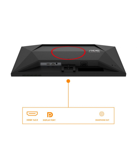 AOC AGON Q24G4RE | 24 " | Fast IPS | QHD | 16:9 | 180 Hz | 1 ms | 2560 x 1440 pixels | 300 cd/m² | HDMI ports quantity 1 |