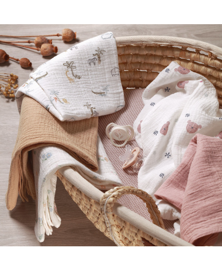 Babyono vystyklai medvilniniai 3 vnt žalias 828/04