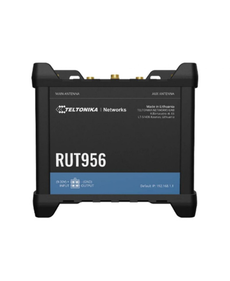 Teltonika | Industrial Router | RUT956 | 802.11n | 10/100 Mbit/s | Ethernet LAN (RJ-45) ports 4 | Mesh Support No | MU-MiMO No |