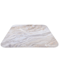 Arozzi Zona Square Floor Pad | White Marble
