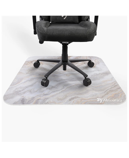 Arozzi Zona Square Floor Pad | White Marble