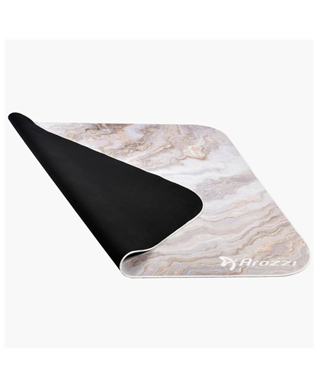 Arozzi Zona Square Floor Pad | White Marble