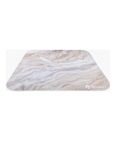 Arozzi Zona Square Floor Pad | White Marble