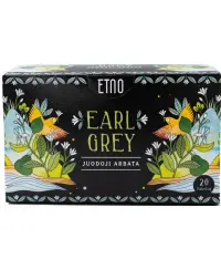 Juodoji arbata ETNO, Earl Grey, 20 vnt