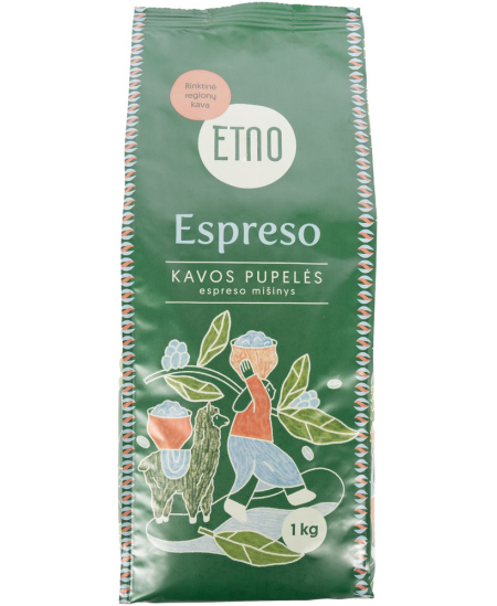 Kavos pupelės ETNO, Espreso, 1 kg
