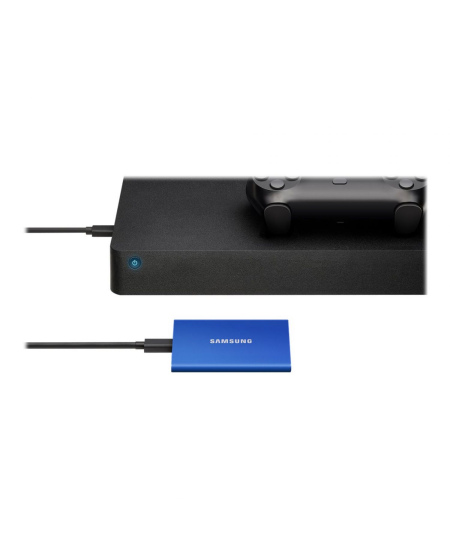 Samsung Portable SSD T7 1000 GB, USB 3.2, Blue