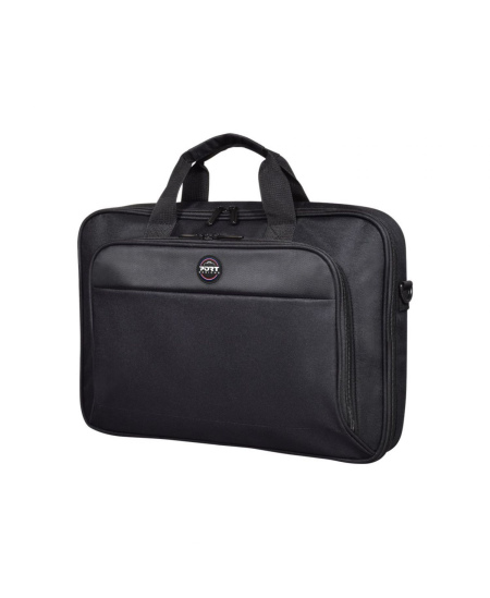 PORT DESIGNS HANOI II CLAMSHELL 105064 Fits up to size 15.6 ", Black, Shoulder strap, Messenger - Briefcase