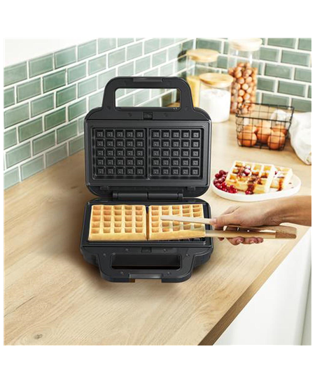 TEFAL | UltraCompact 3in1 SW383D10 | Sandwich Maker | 700 W | Number of plates 3 | Gray/Black
