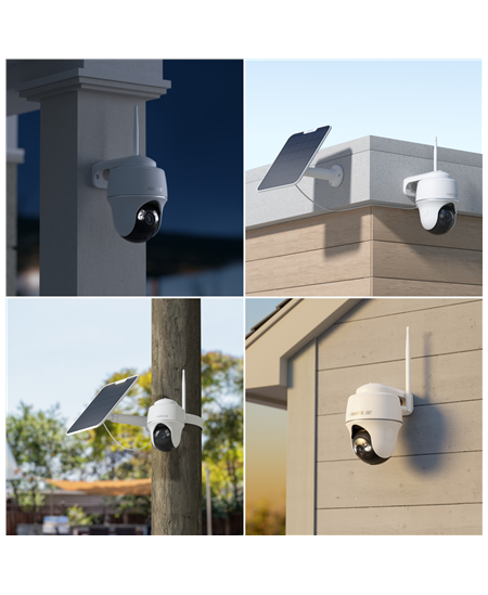 Reolink | Smart 4K Pan and Tilt Camera with Spotlights | Argus Series B440 | Dome | 8 MP | 4mm | H.265 | Micro SD, Max.128GB