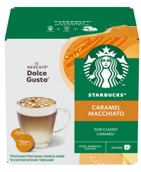 Kavos kapsulės STARBUCKS, Dolce Gusto Caramel Macchiato, 12 vnt, 127,8g