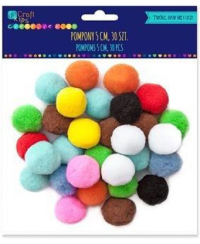 Akriliniai burbuliukai, MIX, 5cm, 30vnt.