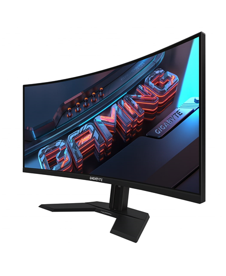 Gigabyte | GS34WQC A | 34 " | SS VA | WQHD | 120 Hz | 1 ms | 3440 x 1440 pixels | 300 cd/m² | HDMI ports quantity 1